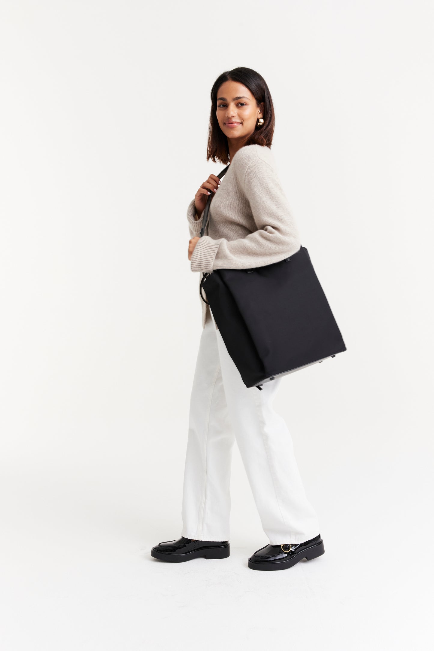 The Commuter Tote in Black