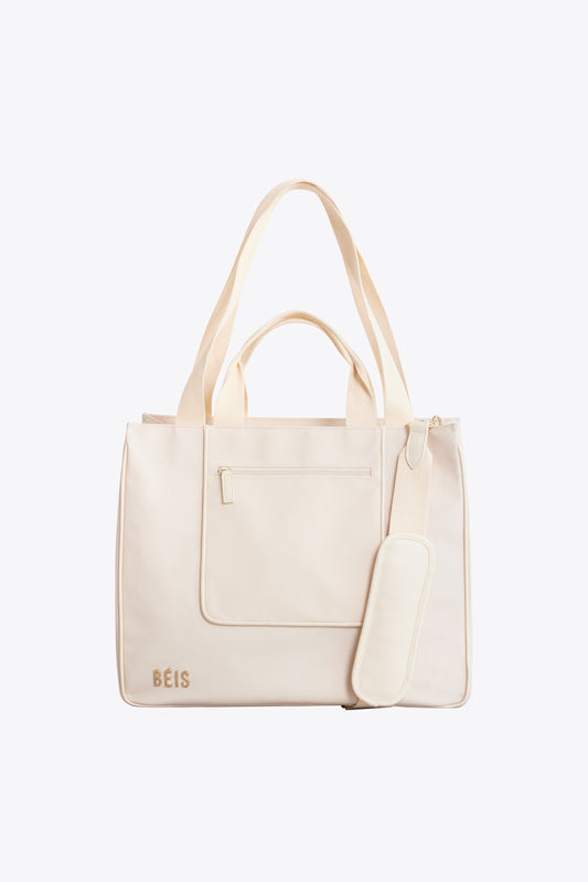 The East To West Tote in Beige