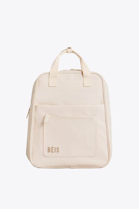 The Expandable Backpack in Beige