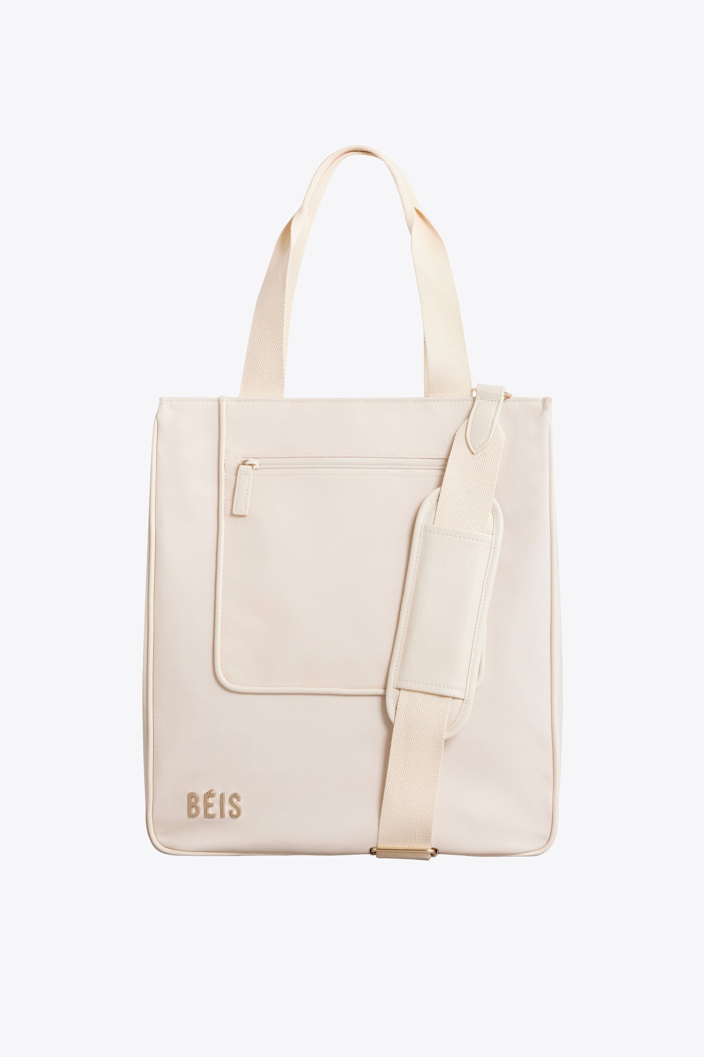 The North To South Tote in Beige