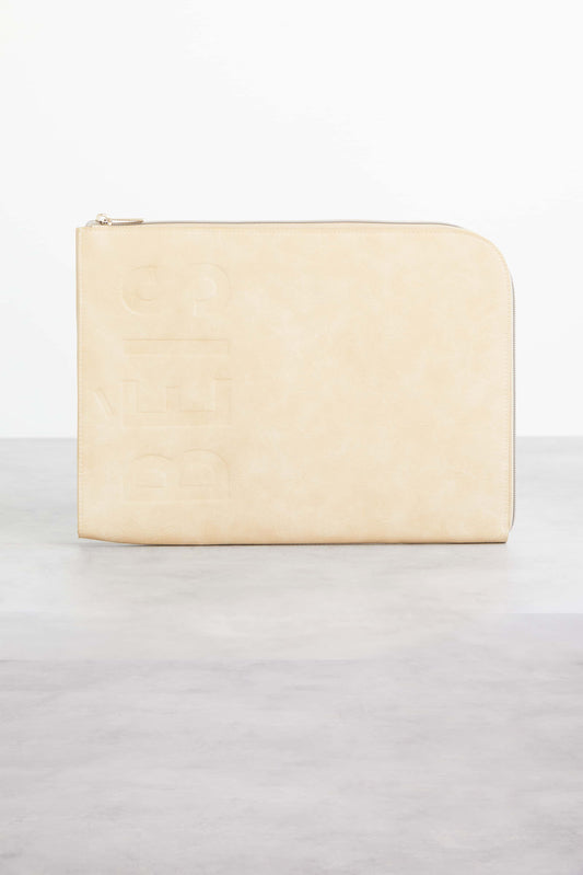 Laptop Sleeve Beige Front