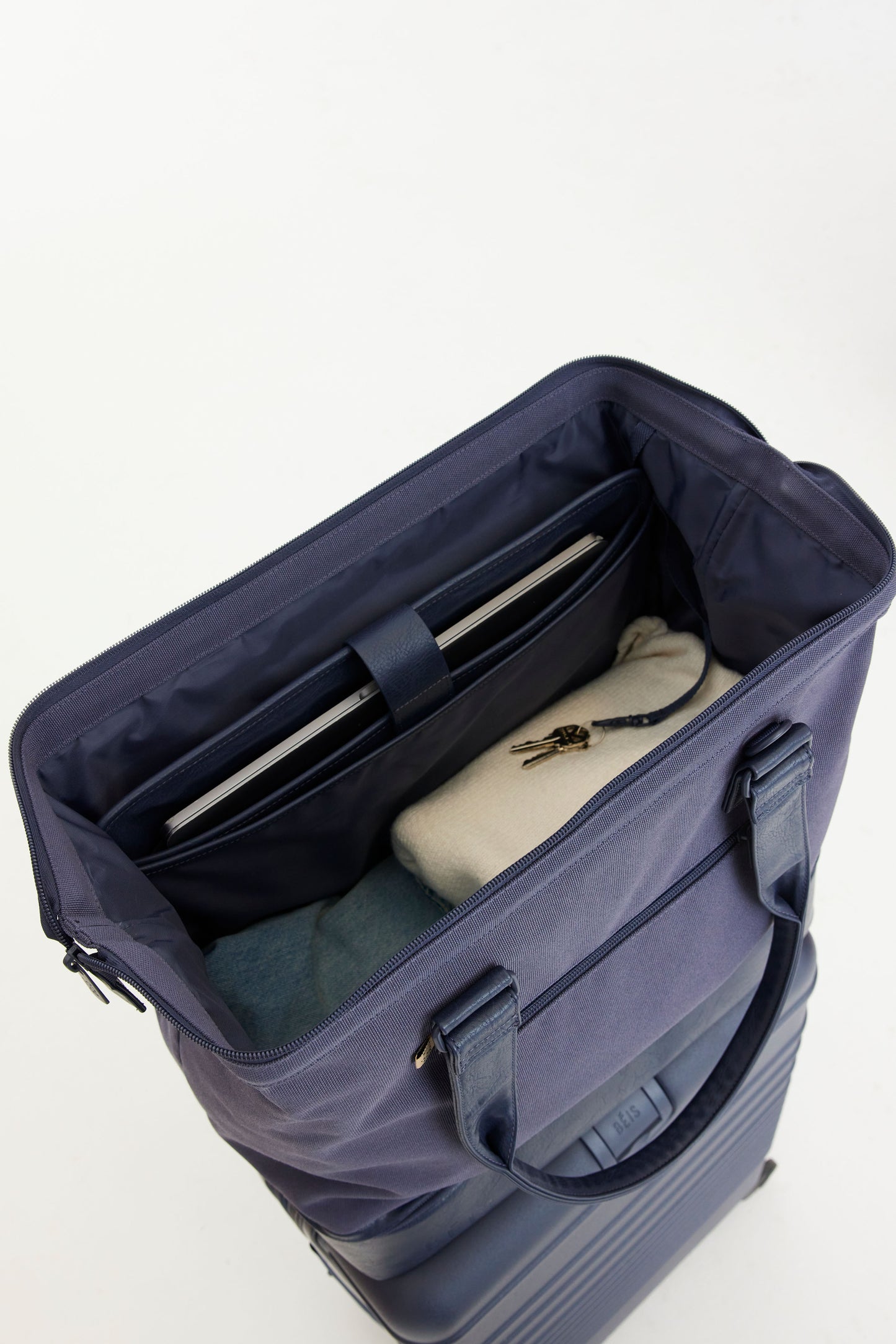 The Convertible Mini Weekender in Navy