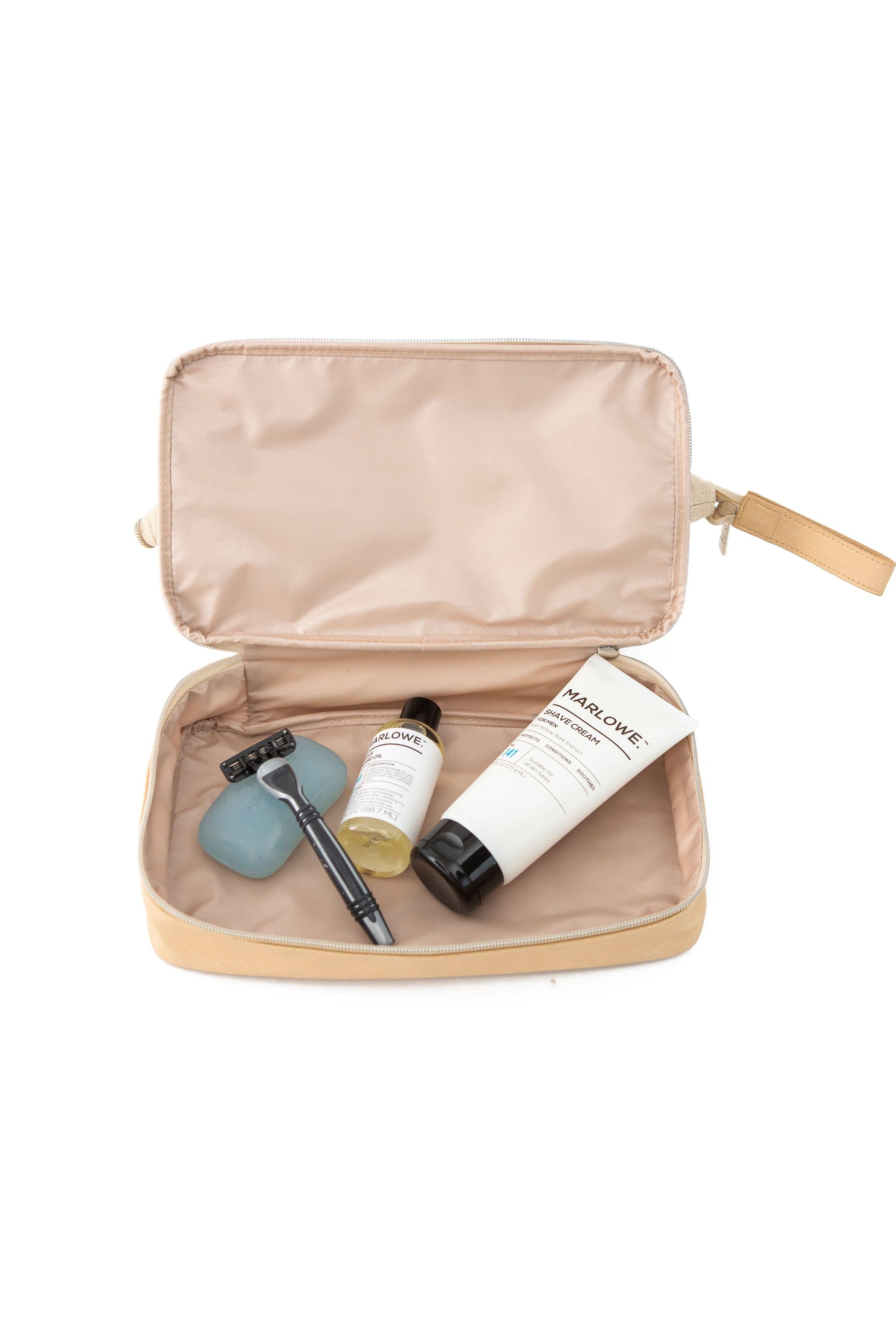 Dopp Kit Beige Open Base